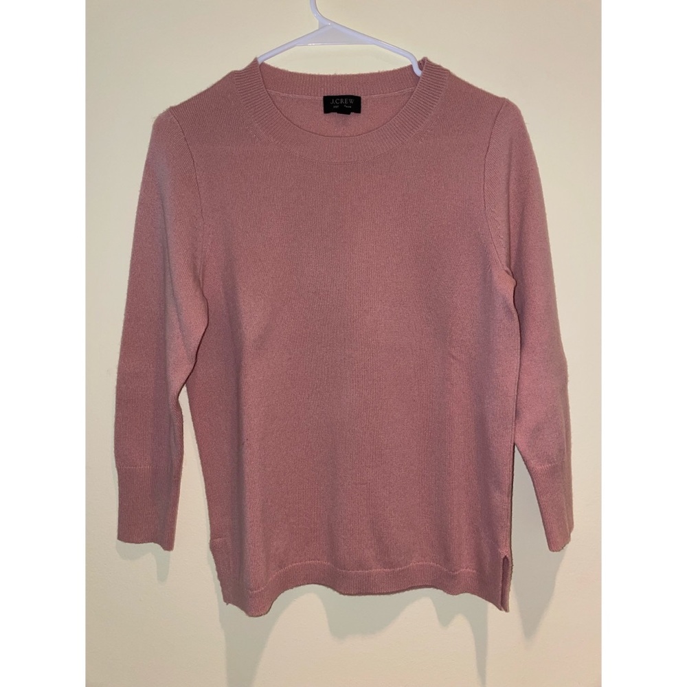 J. Crew 100% Cashmere Sweater Pink - Medium
